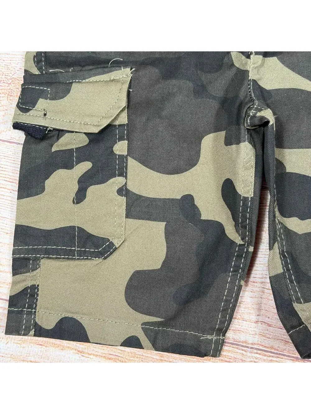 Tony Hawk Boys Camo Cargo Shorts Size 7 NWT - Picture 3 of 5